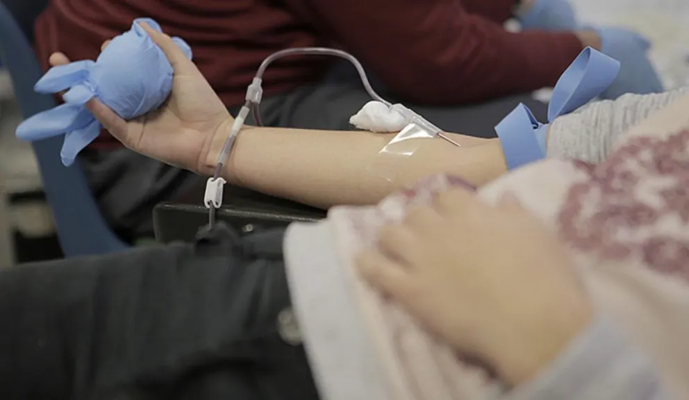 Donación de sangre. Fuente: (Twitter)