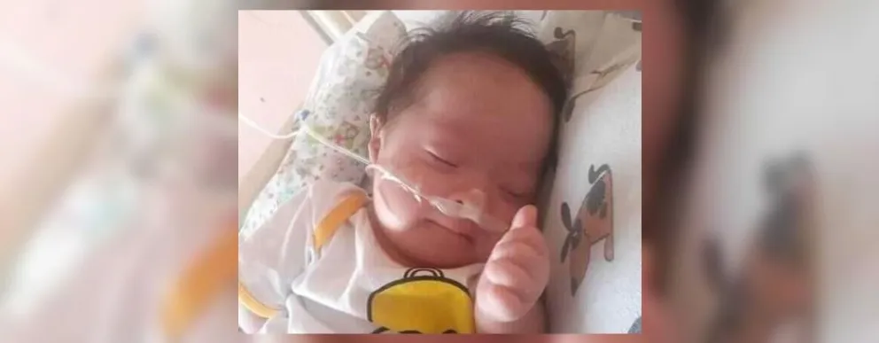 ¿Y si ayudamos?: Bastián es un bebito salteño que nació prematuro y necesita una mochila de oxígeno