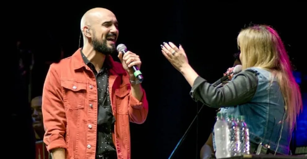 Karina La Princesita hizo que Abel Pintos cante cumbia ¡Hay video!