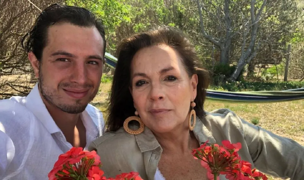 Mónica Gonzaga y Adriano Sessa. Fuente (Instagram)