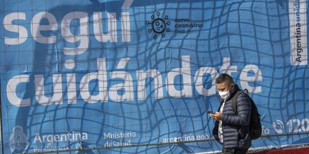 Confirman 6.401 nuevos casos y 126 muertes por coronavirus en Argentina