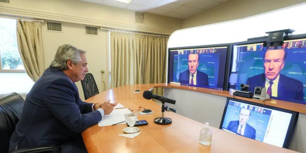 Alberto Fernández y el director del Banco Mundial conversaron acerca de nuevas inversiones