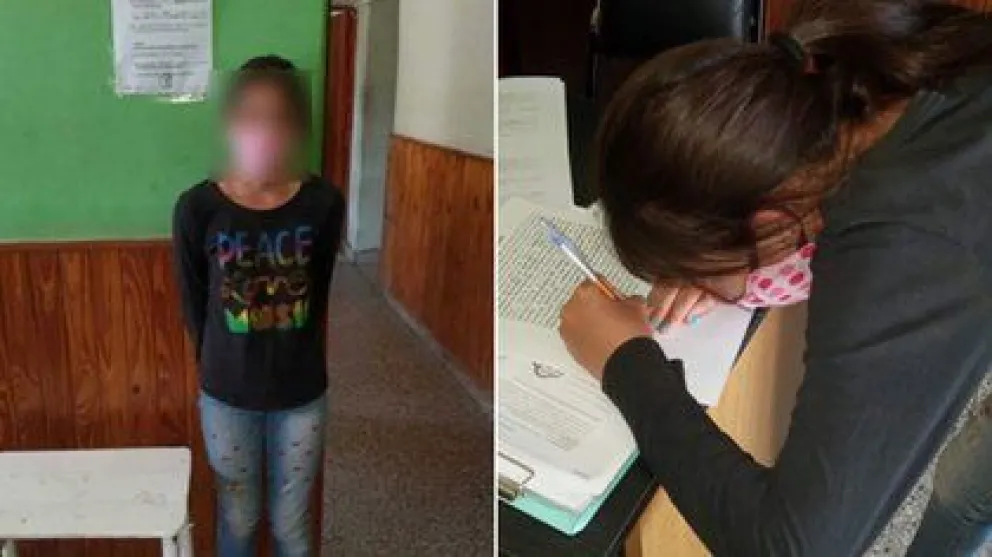  Amenazan a la familia de la niña que fue detenida por no usar barbijo