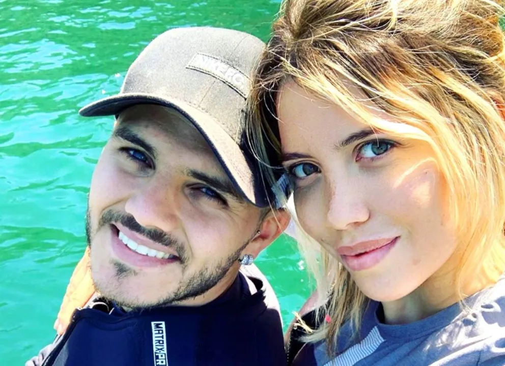 A puros mimos y besos: Wanda Nara y Mauro Icardi protagonizaron unas románticas postales