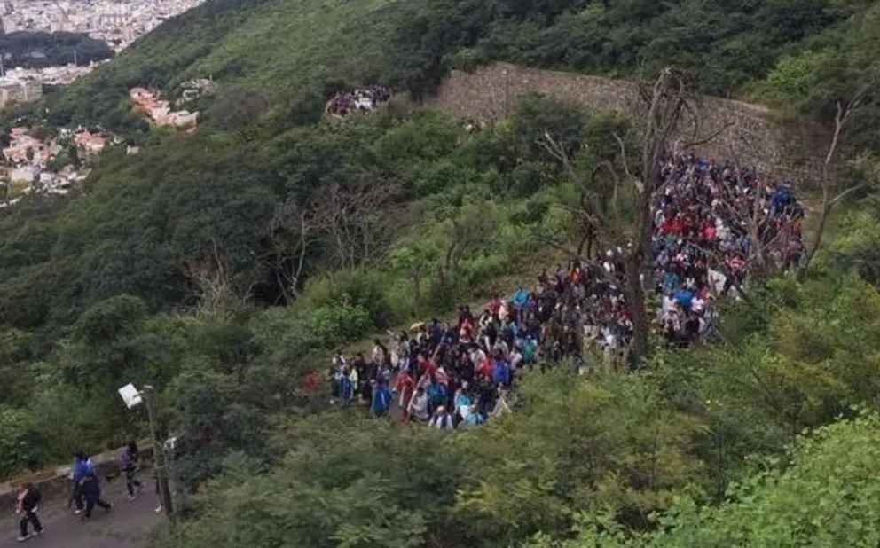 Dada la situación epidemiológica actual, se suspendió el Vía Crucis en el Cerro San Bernardo