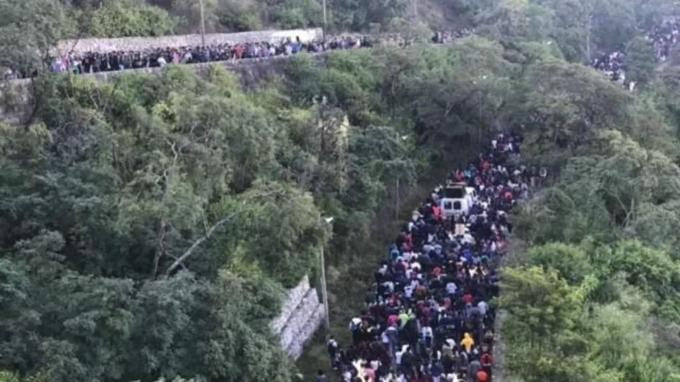 Via Crucis. Fuente: (Twitter)