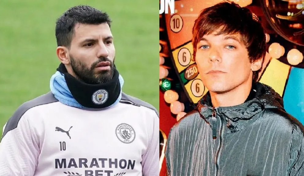 Louis Tomlinson y Kun Agüero Fuente:(Instagram)