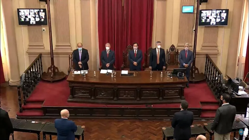 |VIDEO| Gustavo Sáenz encabezó el acto de apertura del 123° Periodo de Sesiones Legislativas