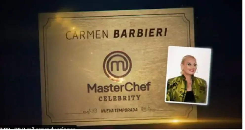 Carmen Barbieri. Fuente (Instagram)