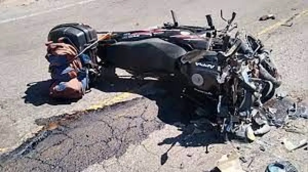 Accidente de moto: imagen ilustrativa