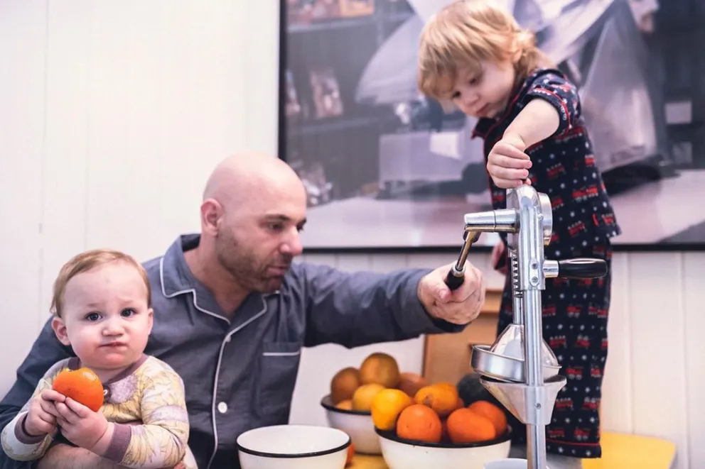 Germán Martitegui y las pascuas junto a sus hijos