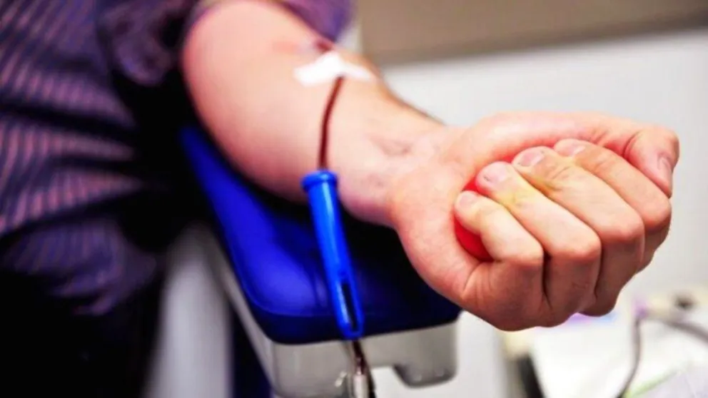 Donación de sangre. Fuente: (Twitter)
