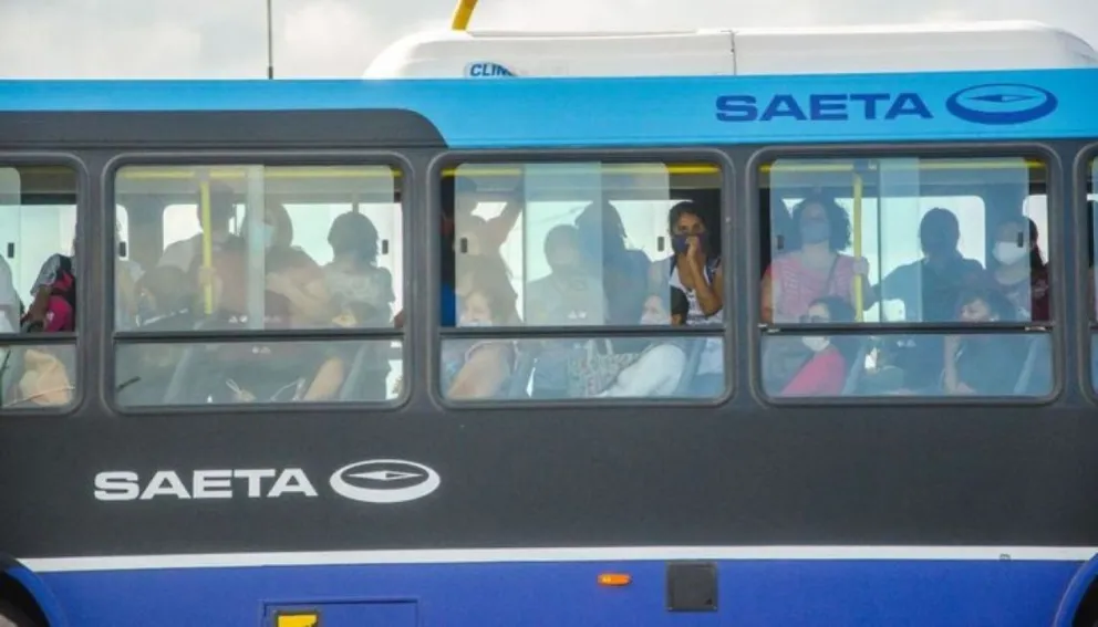 Colectivo de Saeta. Fuente: (Twitter) 