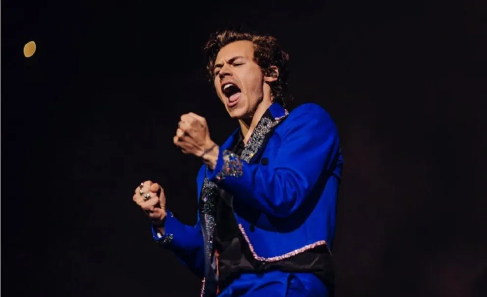 Harry Styles no se guardó nada y festejó la victoria de Argentina con sus fans a horas de su show