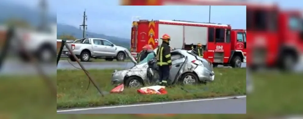 Viernes trágico en Salta: un terrible siniestro vial dejó a un conductor muerto en la zona oeste