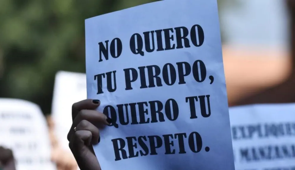 Acoso callejero. Fuente: (Twitter)