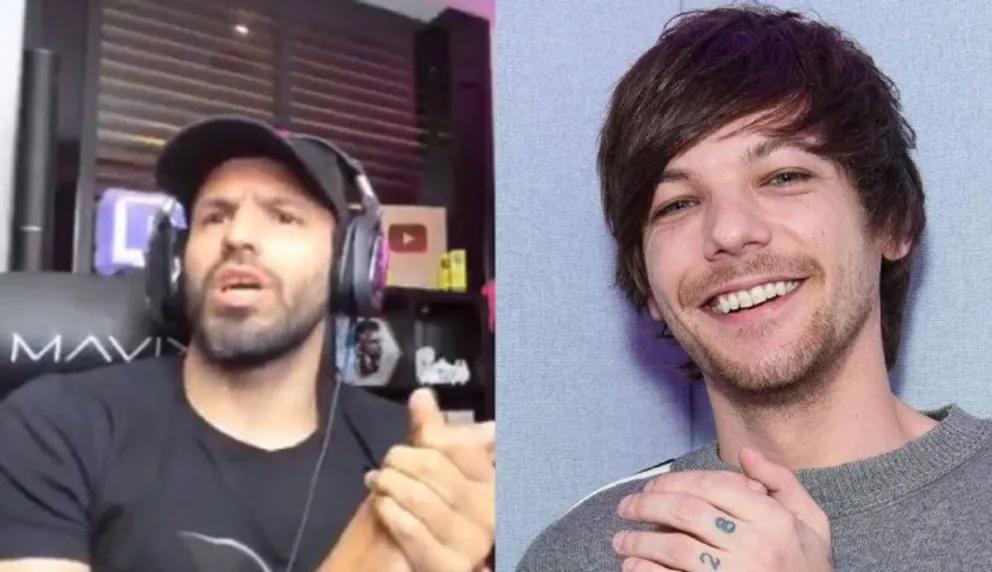 El "Kun" Agüero y un momento viral con Louis Tomlinson