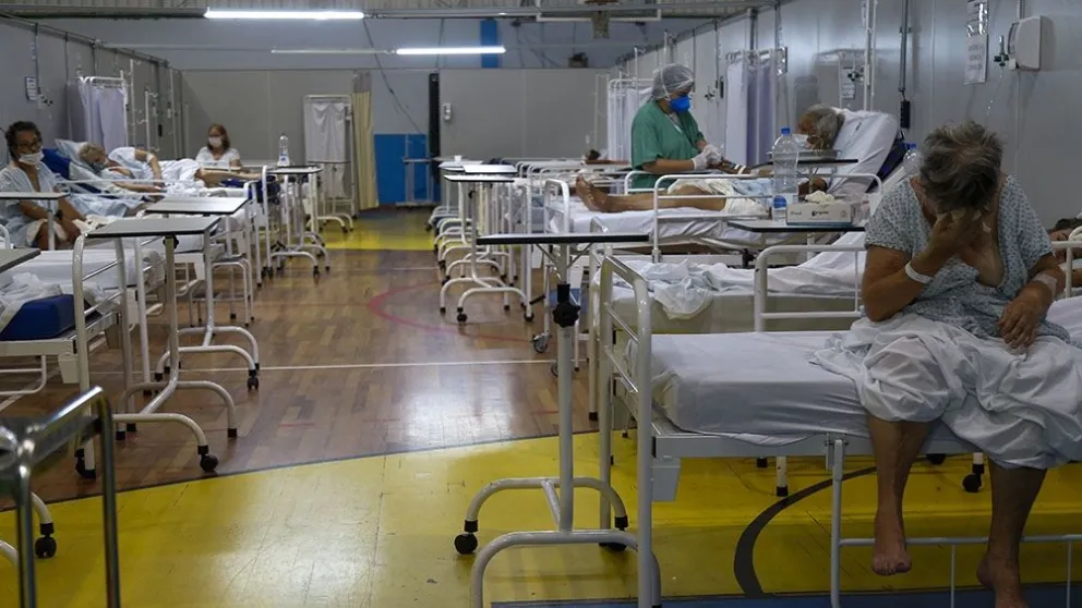 Coronavirus en el mundo: Brasil. Fuente: Twitter