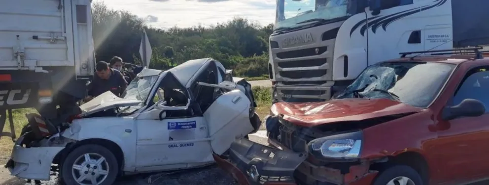 Impactante choque en General Güemes: hay varios heridos