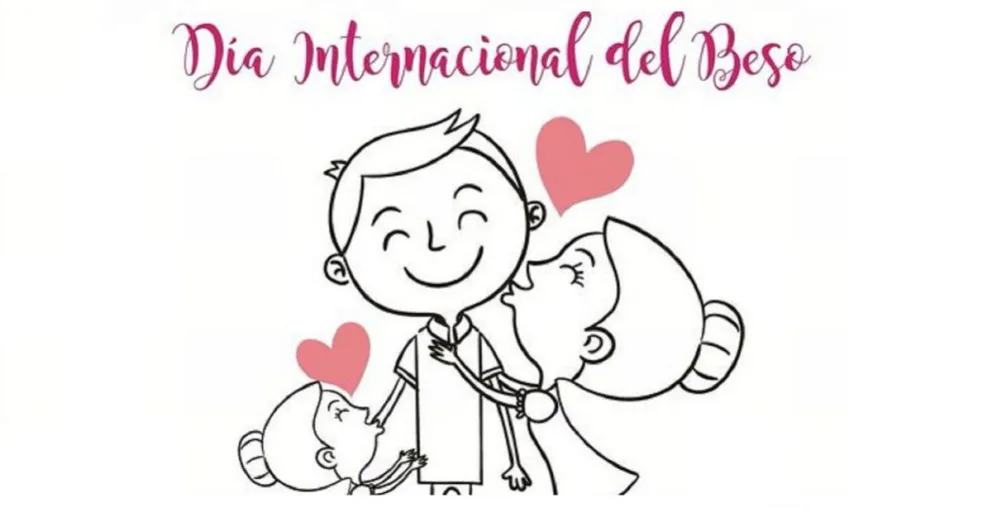 Día Internacional del Beso. Fuente (Pinterest)