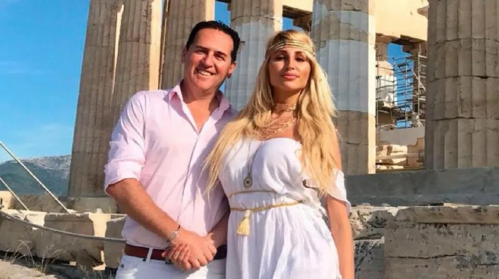 Javier Naselli y Vicky Xipolitakis. Fuente (Twitter)