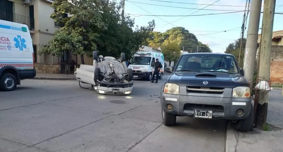 Se produjo un nuevo accidente vial en el macrocentro de la ciudad de Salta