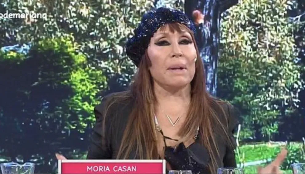 Moria Casán. Fuente (Twitter)