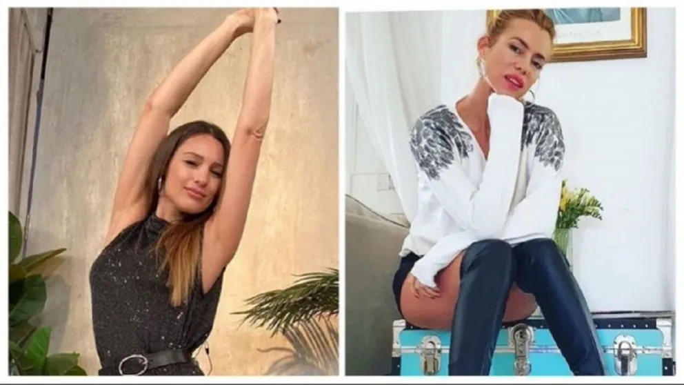 Pampita y Nicole Neumann. Fuente (Twitter)