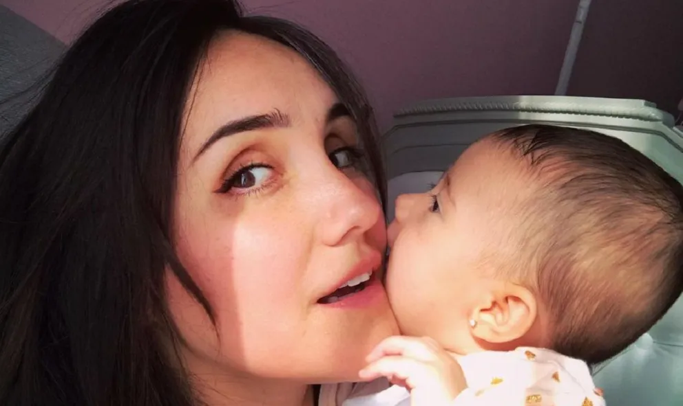 Dulce María y su hija