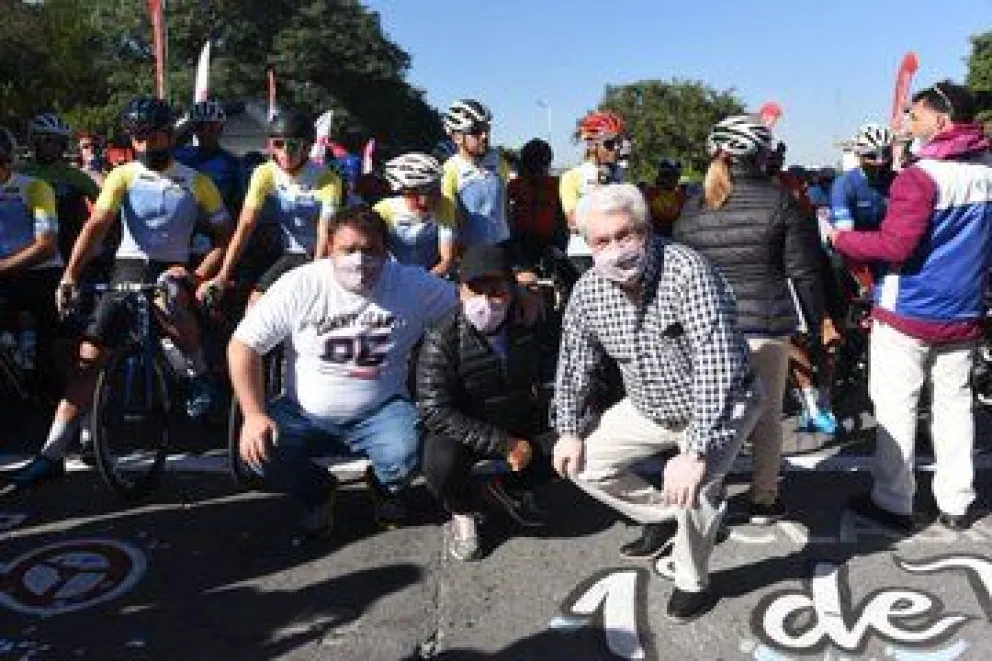 Gustavo Sáenz dijo presente en la Clásica 1º de Mayo
