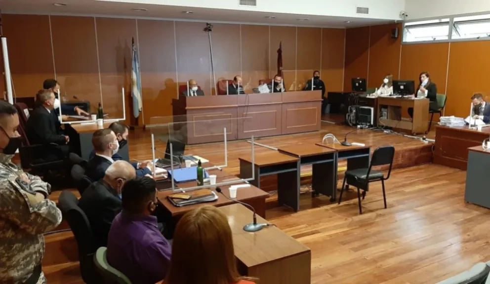 Sala de juicios. Fuente: (Twitter)