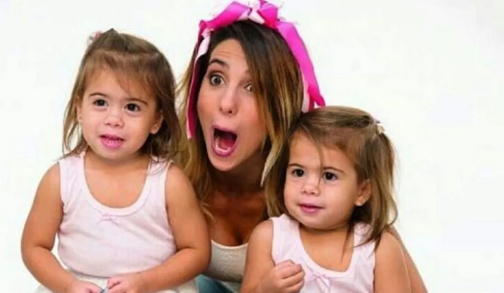 Cinthia Fernández y sus hijas. Fuente (Instagram)