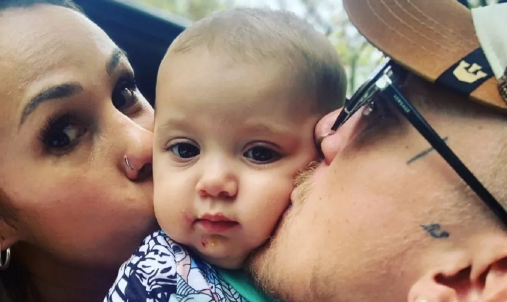 El Polaco, Abril y Barby Silenzi. Fuente (Instagram)