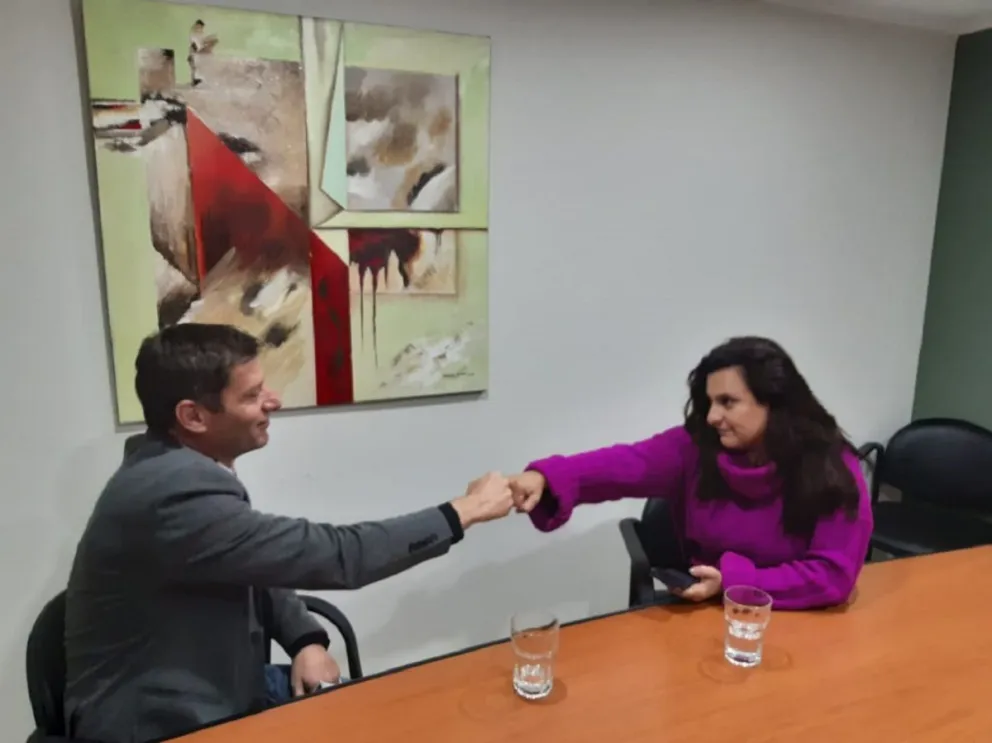 La unión hace la fuerza: Mónica Juárez y Javier David se reunieron para coordinar acciones