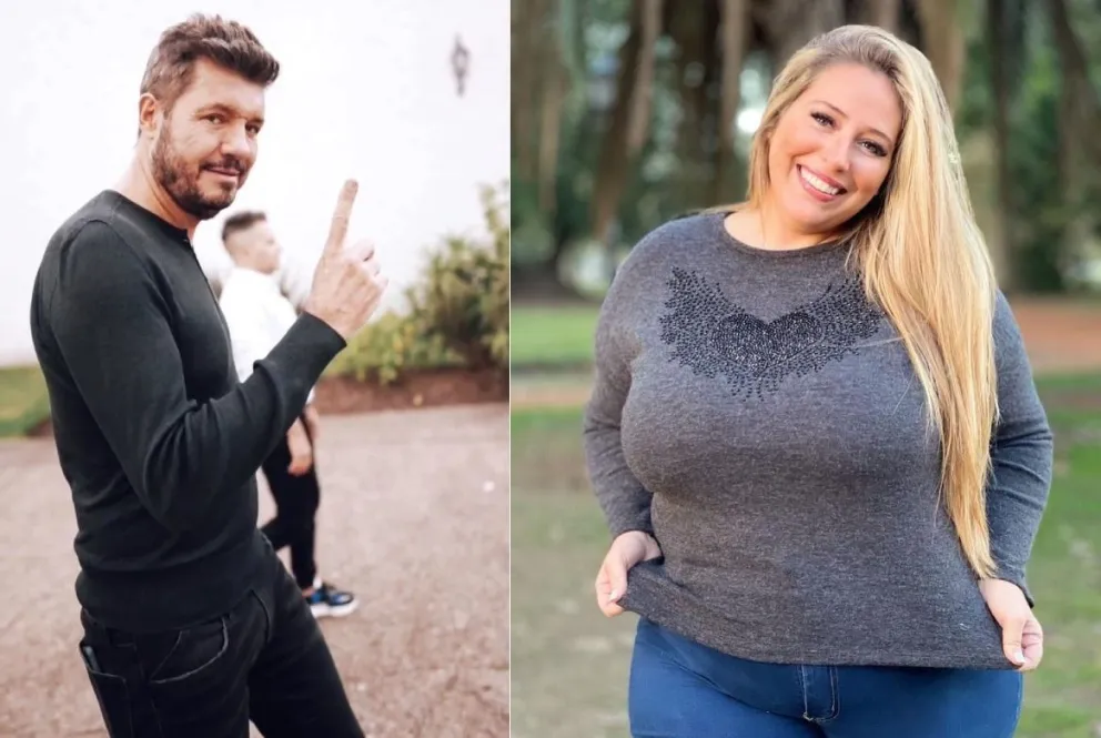 Marcelo Tinelli y Mar Tarrés. Fuente (Instagram)