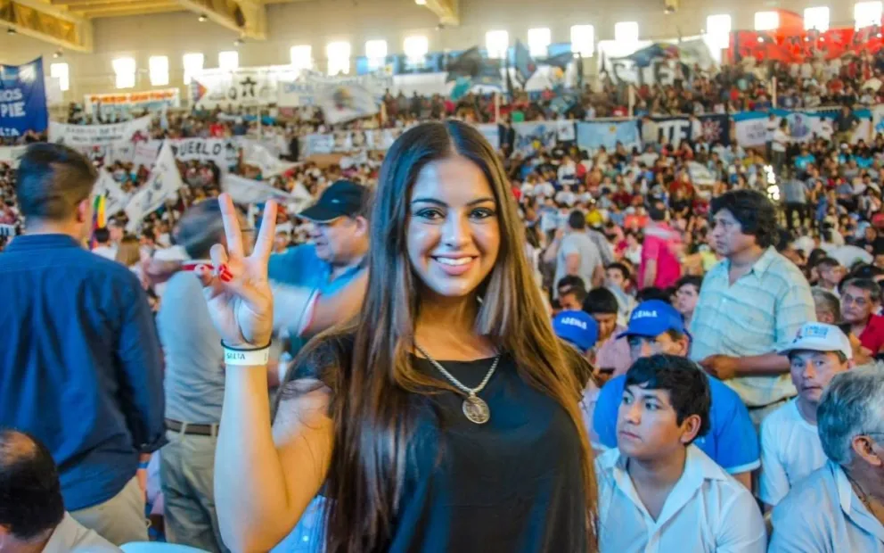 "Los jóvenes tenemos futuro": la postura segura de Michelle Canto, referente del Frente Gana Salta