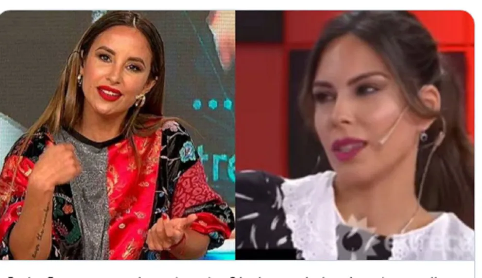 Barby Franco y Lourdes Sánchez. Fuente (Twitter)