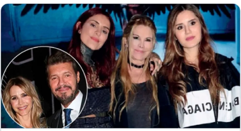 Familia Tinelli. Fuente (Twitter)