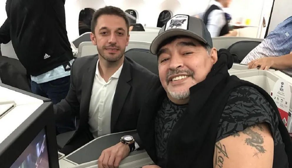 Matía Morla y Diego Maradona Fuente:(Instagram)