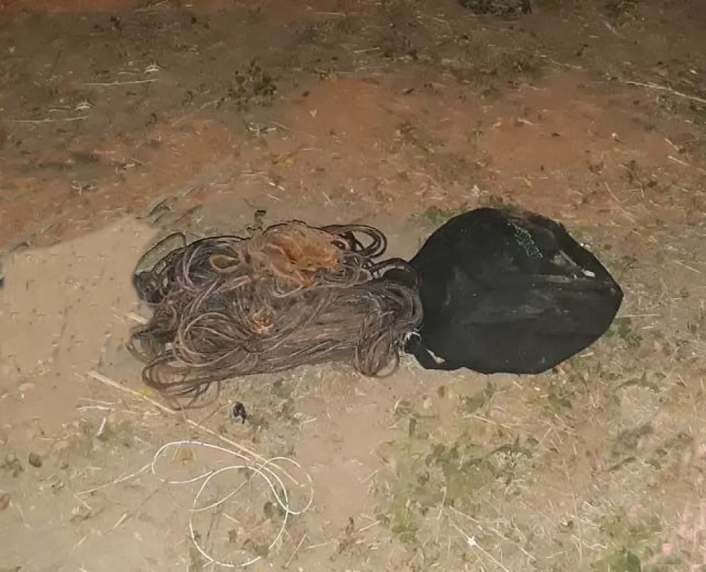 Efectivos demoraron a tres hombres que robaban cable de cobre en Tartagal