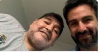 Diego Maradona y Leopoldo Luque. Fuente (Twitter)