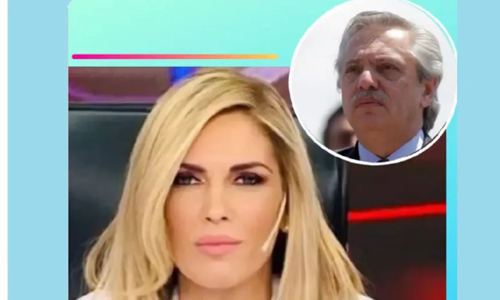 Viviana Canosa y Alberto Fernández. Fuente (Instagram)