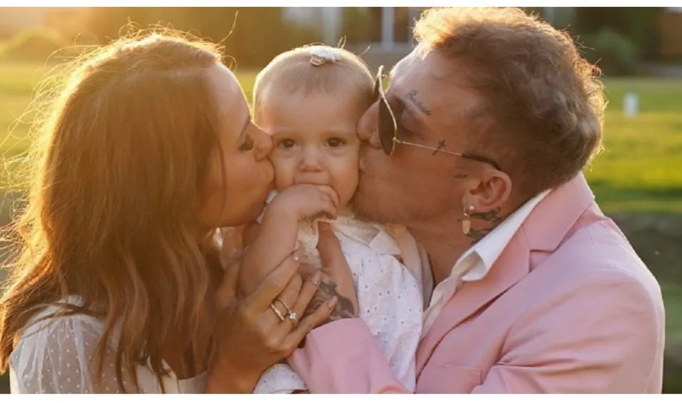 El Polaco, Abril y Barby Silenzi. Fuente (Instagram)