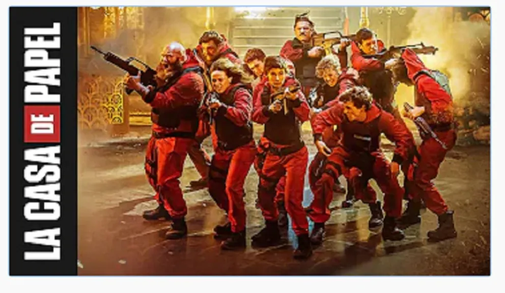 La Casa de Papel. Fuente (Instagram)