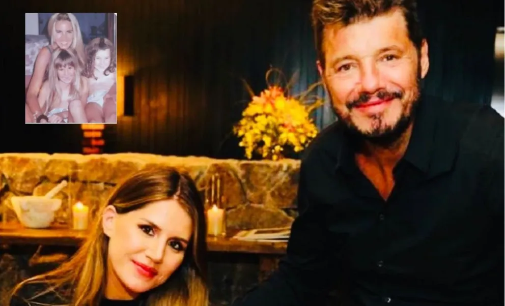 Marcelo Tinelli y su familia. Fuente (Twitter)