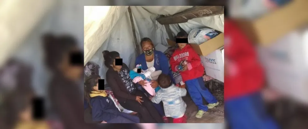 El terrible drama de una familia salteña: una madre y sus cuatro hijos viven hacinados tras huir de la violencia