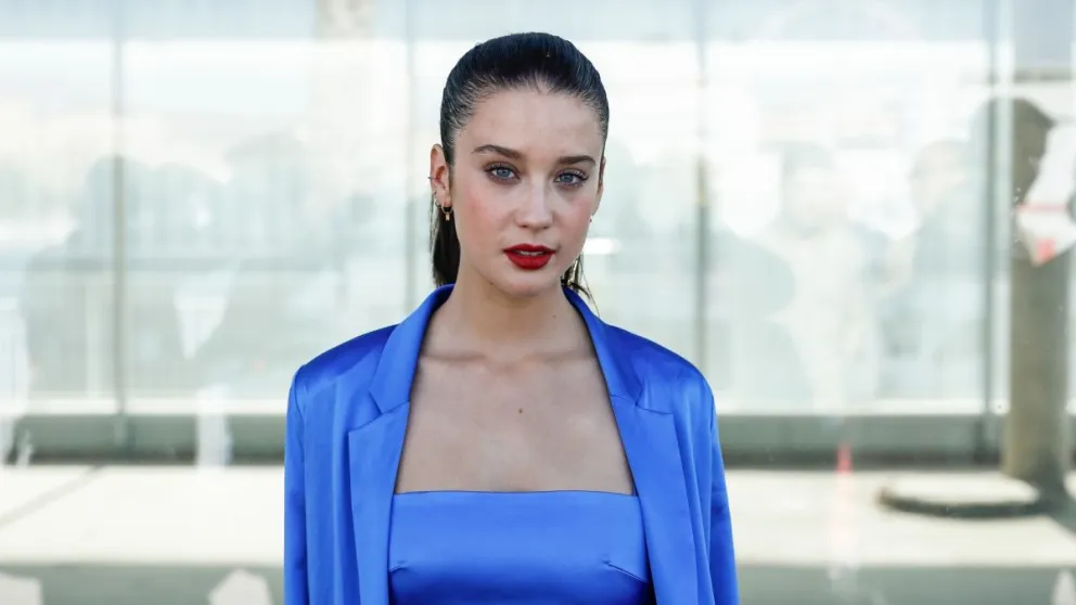 A María Pedraza se le notaron a simple vista y modeló de esta manera para que la vieras
