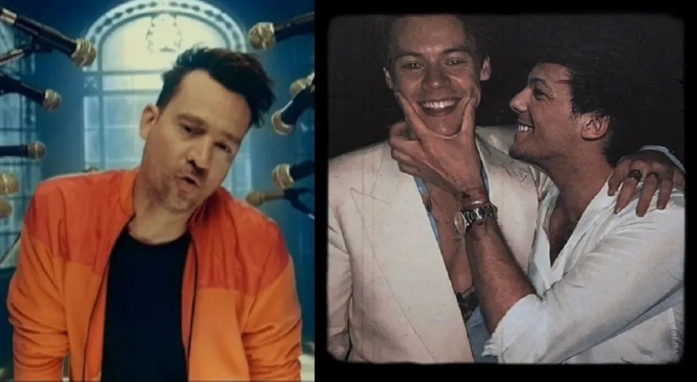 Chano, Louis Tomlinson y Harry Styles. Fuente (Instagram)