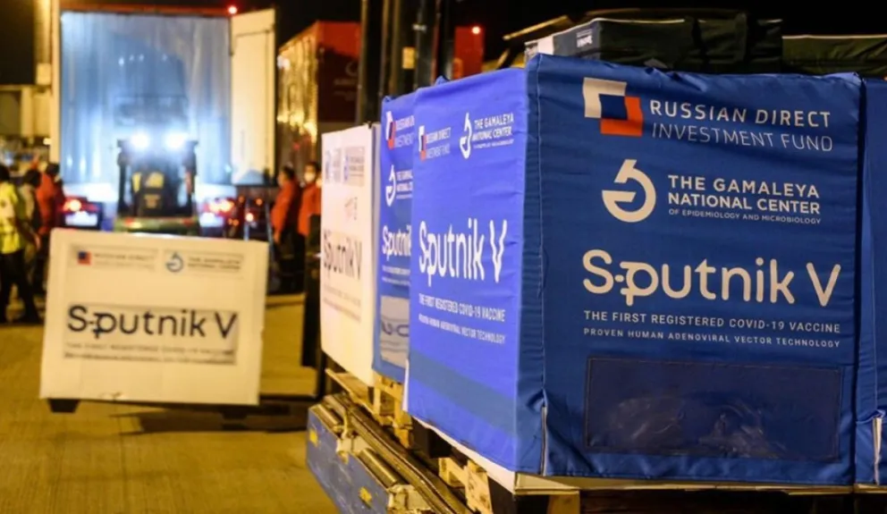 Vacunas Sputnik. Fuente: (Twitter)