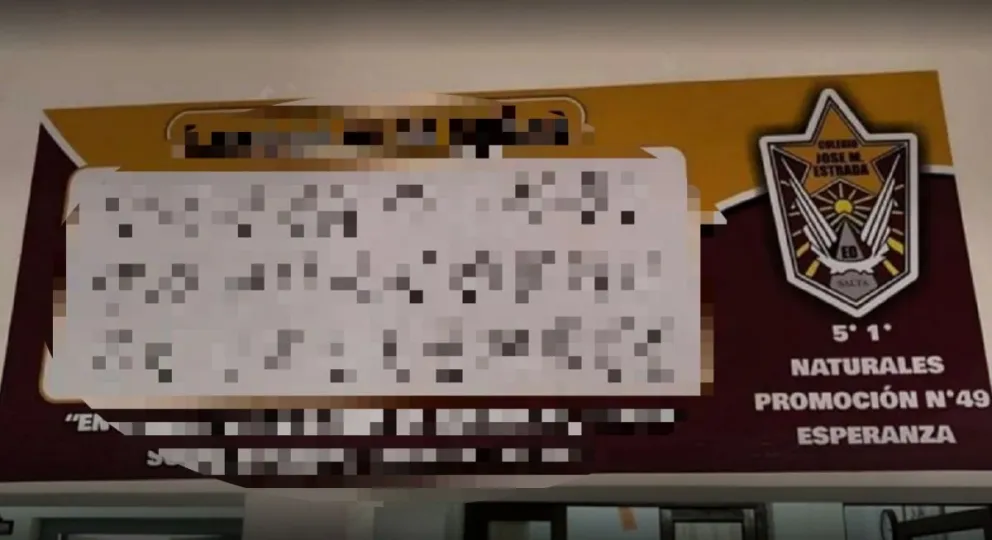 ¿Lenguaje inclusivo? Colegio salteño colgó un llamativo cartel en su ingreso